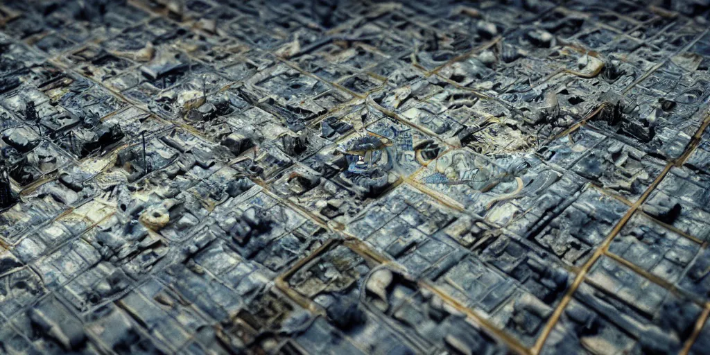 Dystopian Future Tilt Shift Prismatic Amazing Stable Diffusion