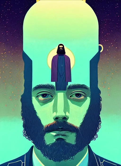 Symmetry Stunning Portrait Of The Jesus By Victo Stable Diffusion