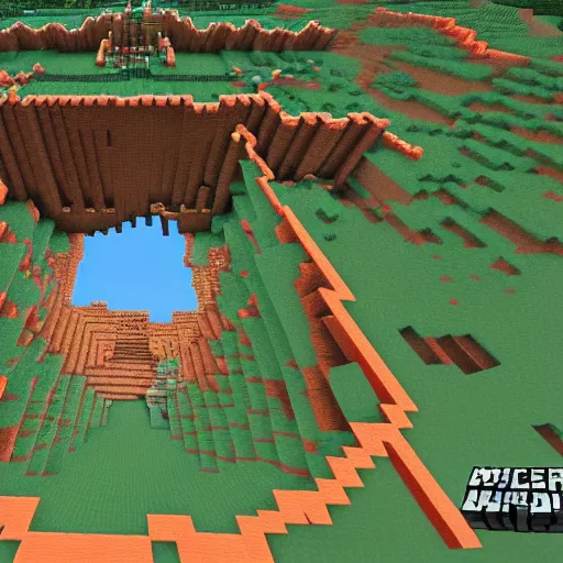 A Minecraft Skywars Map Stable Diffusion OpenArt