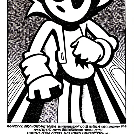 Sonic The Hedgehog As Imagined By Robert Crumb Stable Diffusion OpenArt