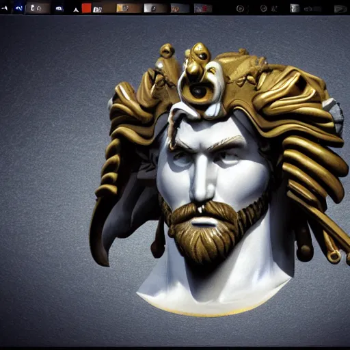 Hyper Realistic Zeus Stable Diffusion OpenArt