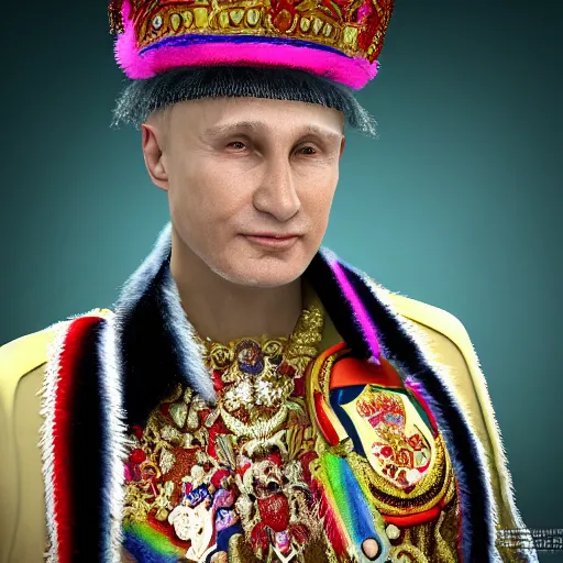 A Closeup Photorealistic Gay Vladamir Putin Stable Diffusion Openart