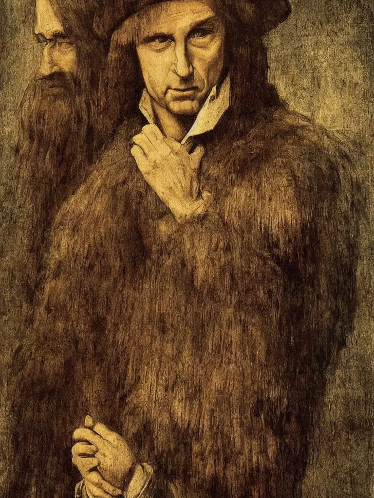 Saul Goodman As A Painting By Leonardo Da Vinci Stable Diffusion