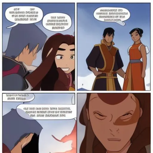 Katara Vs Zuko OpenArt