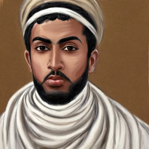 The Painting Should Depict Ibrahim In A Portrait Sty Openart