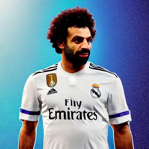 Mohamed Salah Hamed Mahrous Ghaly Real Madrid Shirt Openart