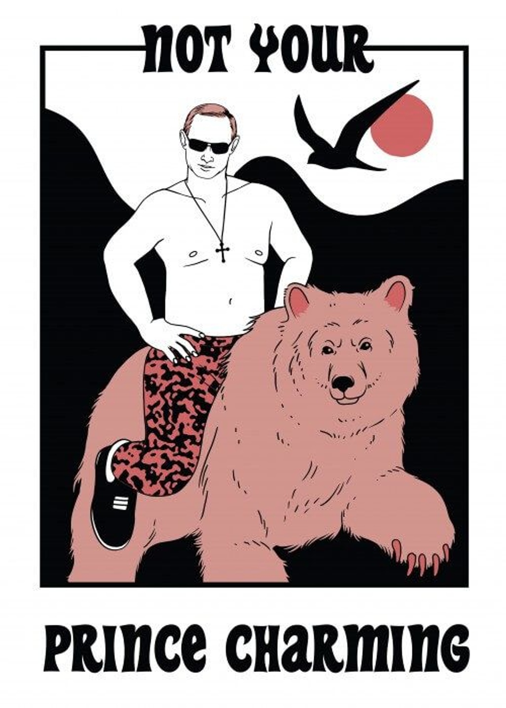 Shirtless Vladimir Putin Riding A Bear In Woods Lin Openart