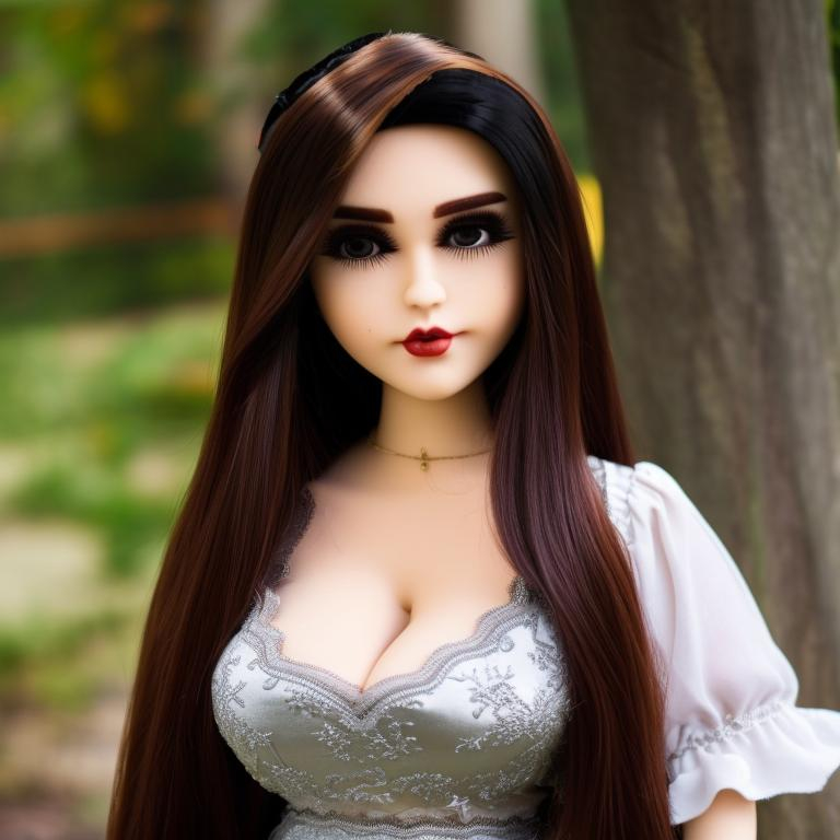 A Woman Turned Into A Doll Openart