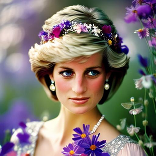 Princess Diana As A Fairy Goddess Of Wildflowers Eth