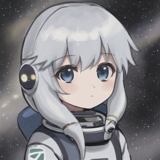 Portr T Eines Niedlichen Astronauten Im Chibi Stil M Openart