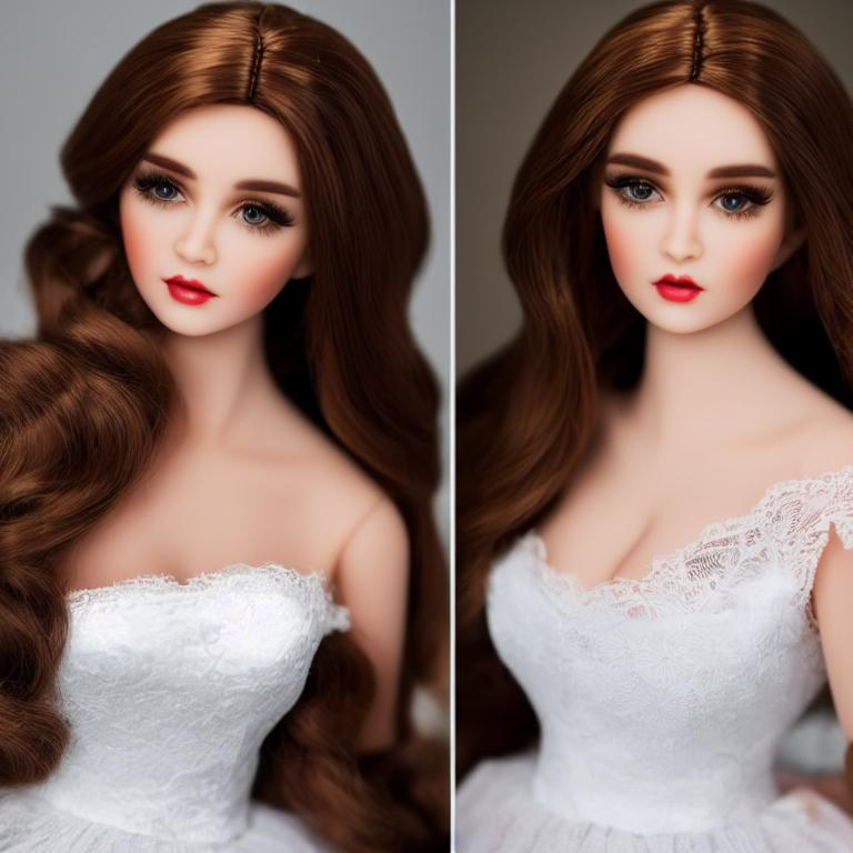 A Woman Turned Into A Hyper Realistic Porcelain Doll Openart