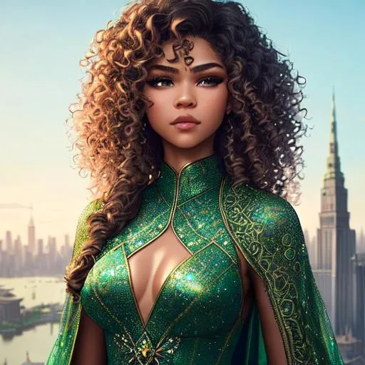 Zendaya Torso Pose Hyper Realistic Face Casting M