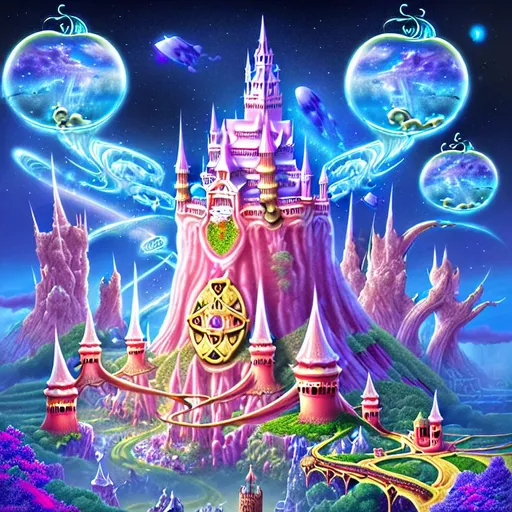 Ancient City Wonderland Unusual Land Fantasy Desi Openart