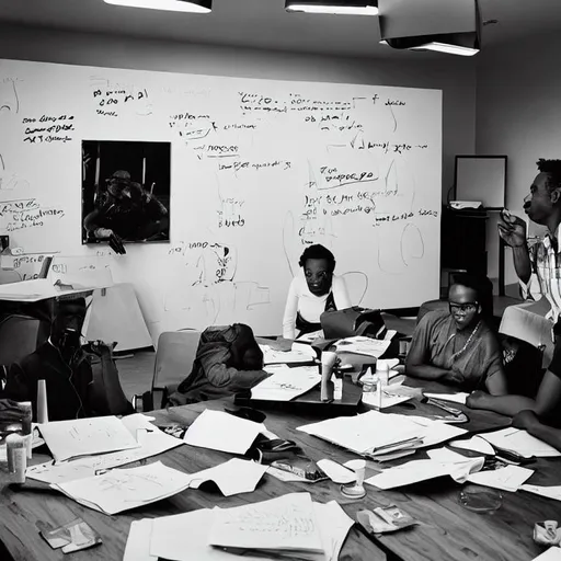 A Writers Board Room With African American Writers OpenArt