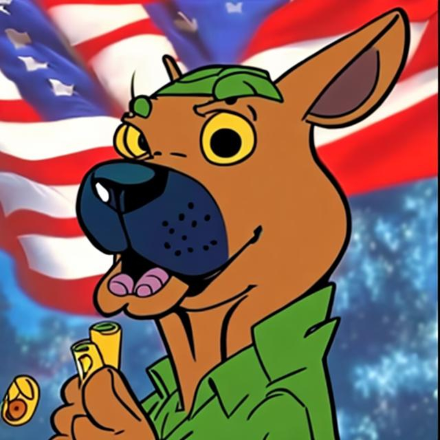 Scooby Doo Smoking A Blunt On The Th Of July