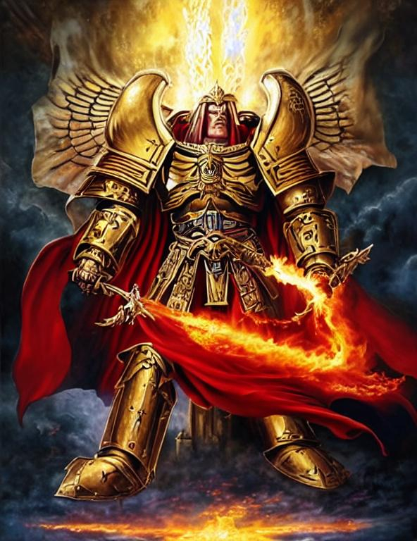 Person God Emperor Of Mankind Warhammer 40k Mass OpenArt