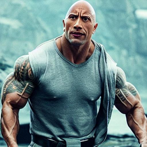 Dwayne The Rock Johnson Openart