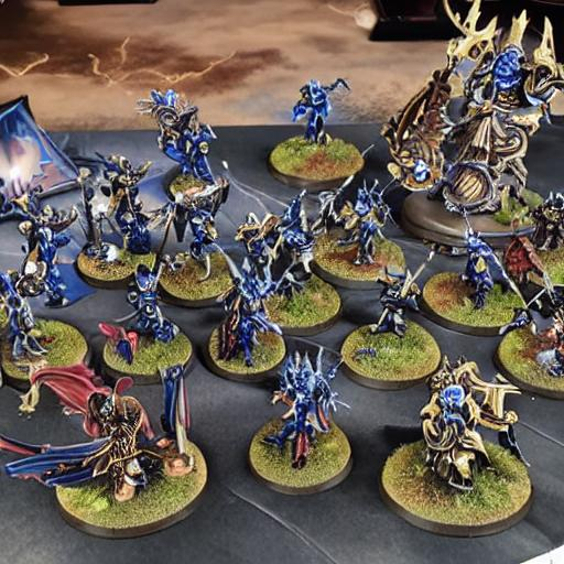 Stormcast Eternals Versus Slaves To Darkness OpenArt