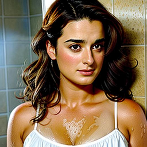 Cote De Pablo As Super Hot Shower Open Unbuttoned OpenArt