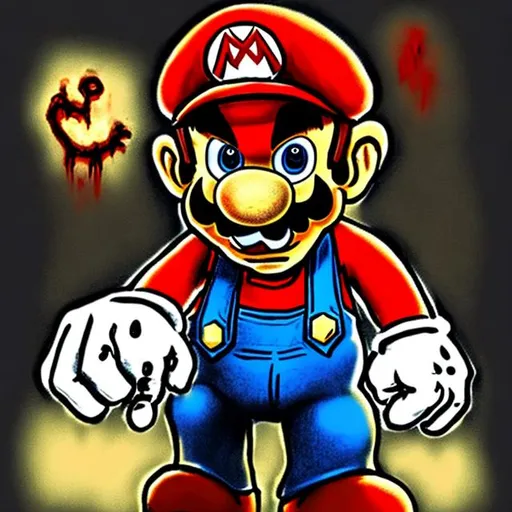 Zombie Mario OpenArt