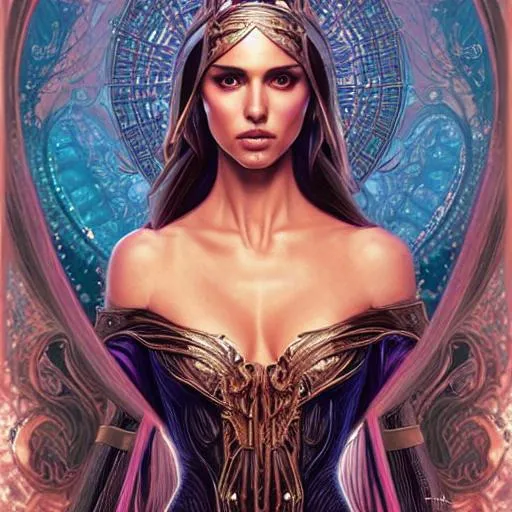 Nathalie Portman As Jessica Alba Fantasy Magic Woma