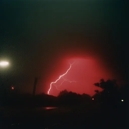 Disposable Camera Photograph Of A Harsh Strom O Openart