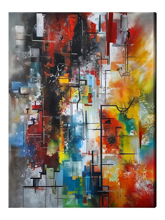 Mixed Media Abstracts Art On Canvas 18 24 OpenArt