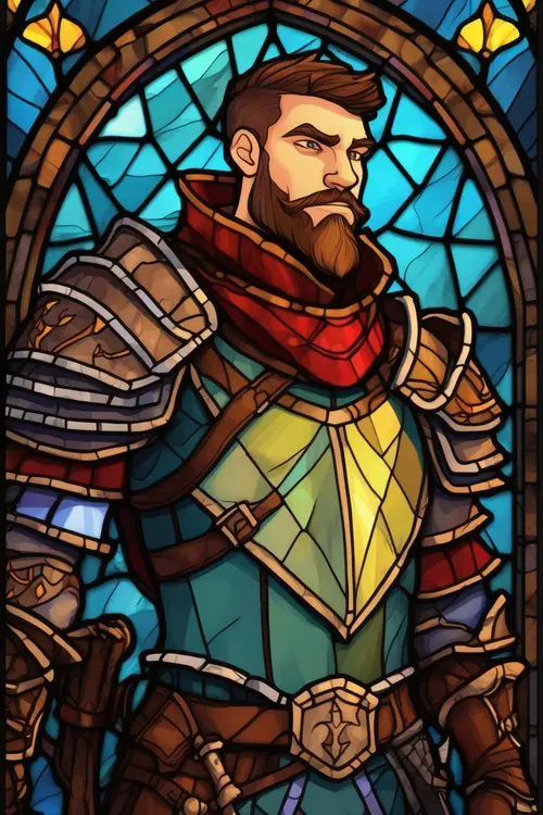 Stained Glass Portrait