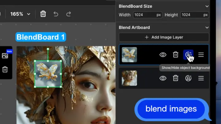 Blend board demo