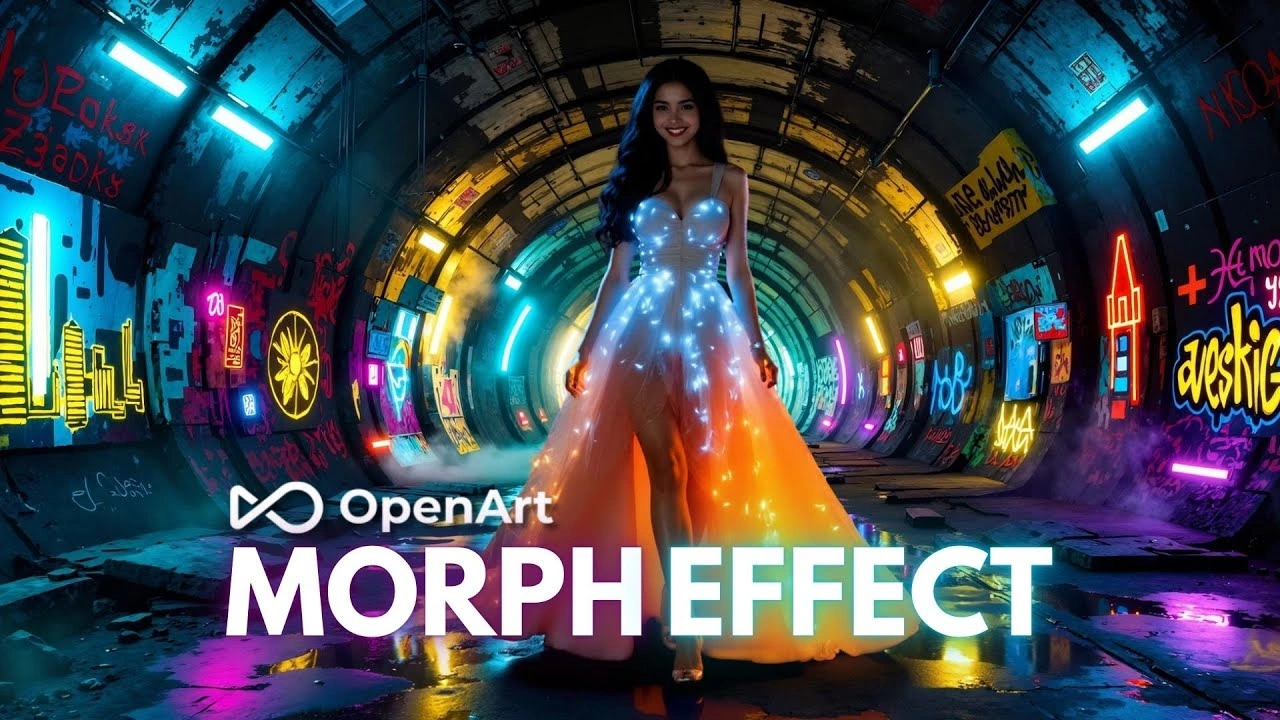 Video Visual Effect: Morph Transitions