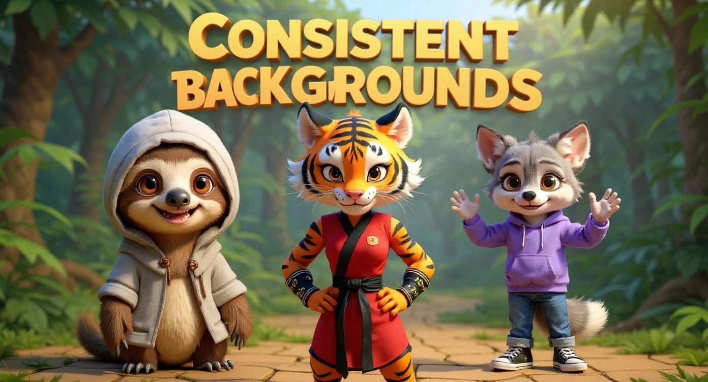 Make Your Characters Pop With Consistent Backgrounds!