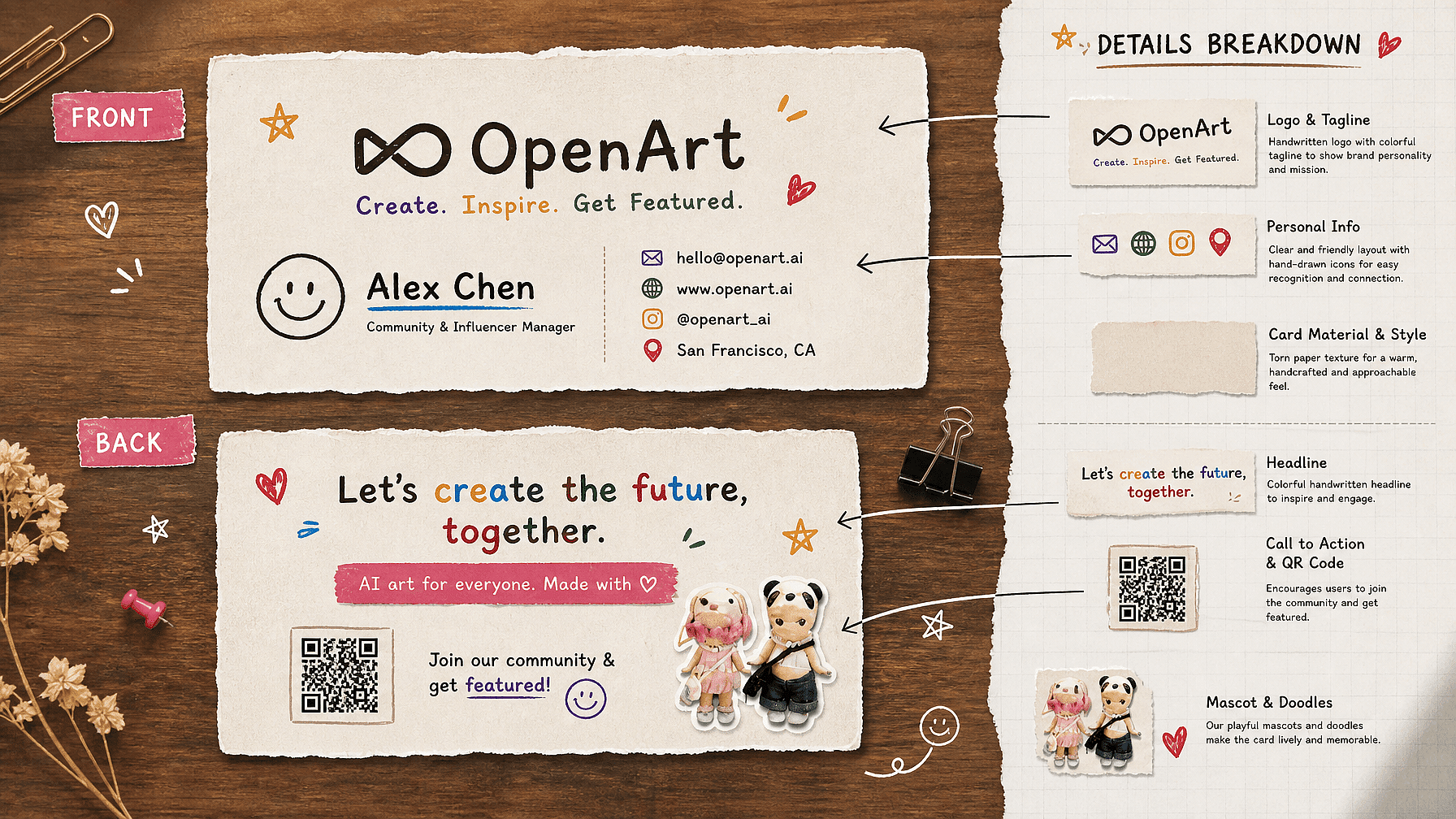 Business Card Generator preview