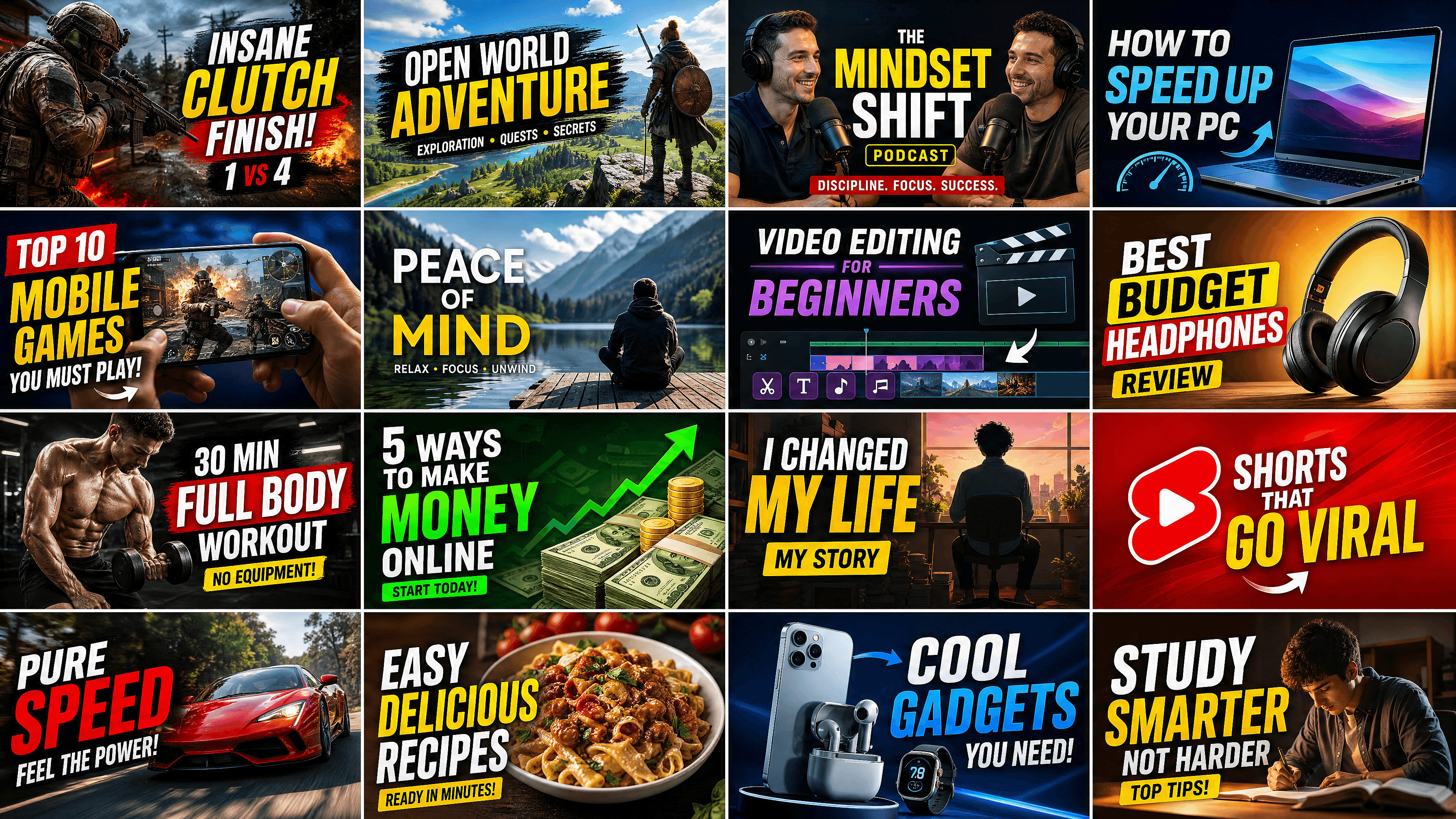 AI YouTube Thumbnail Generator preview