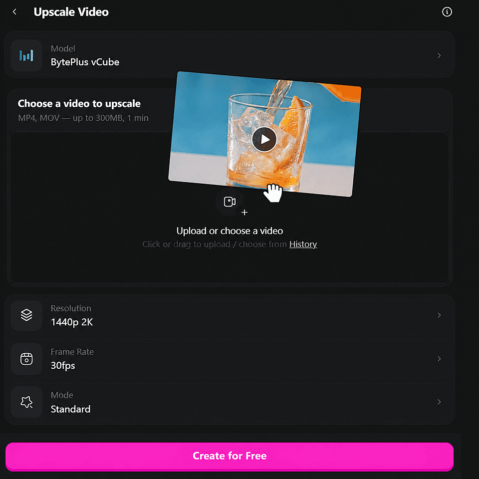 Upload your video