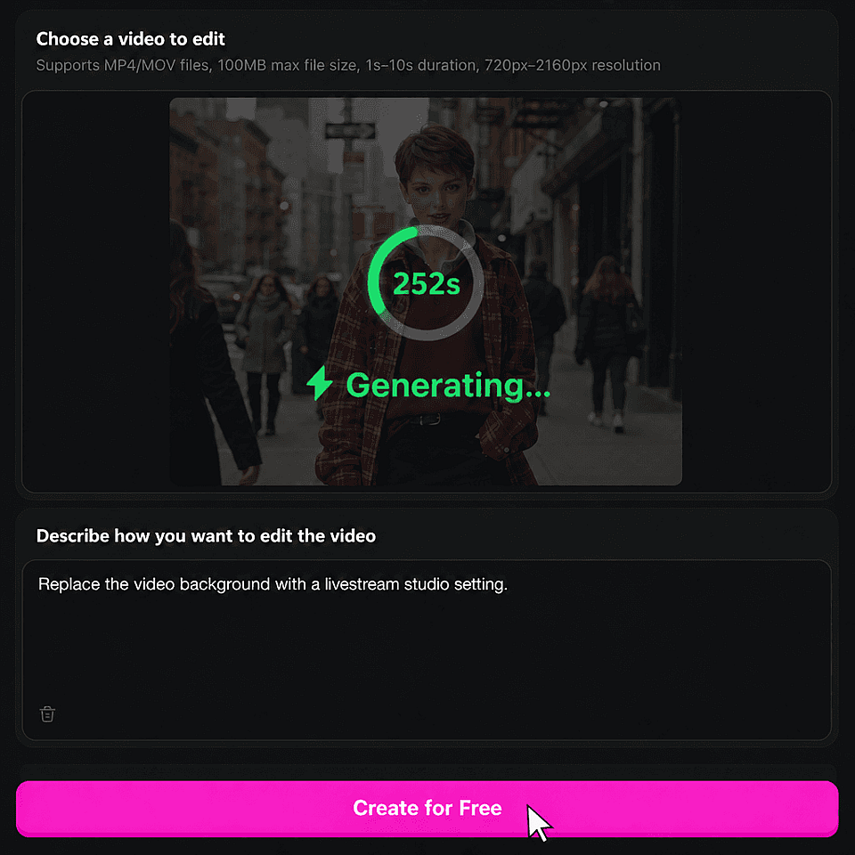 Upload your clip