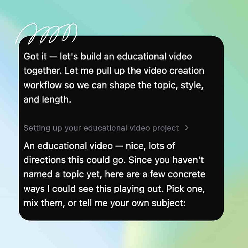 Direct each shot