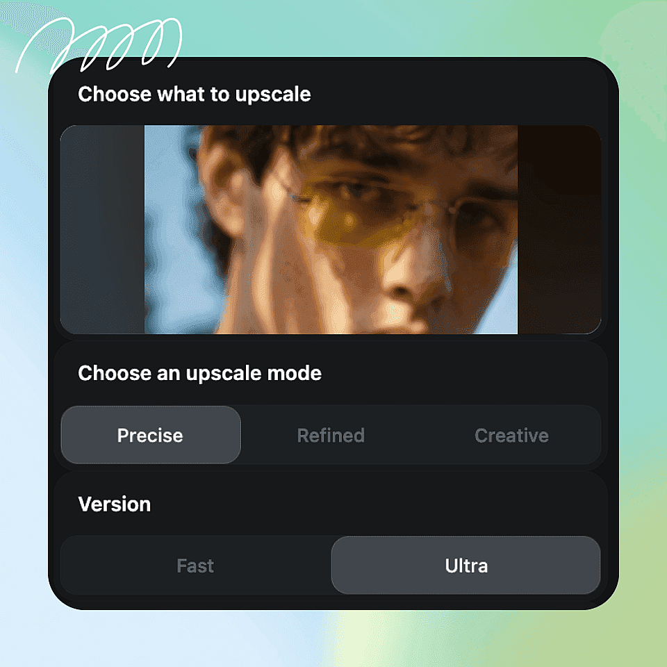 Let AI reconstruct the detail