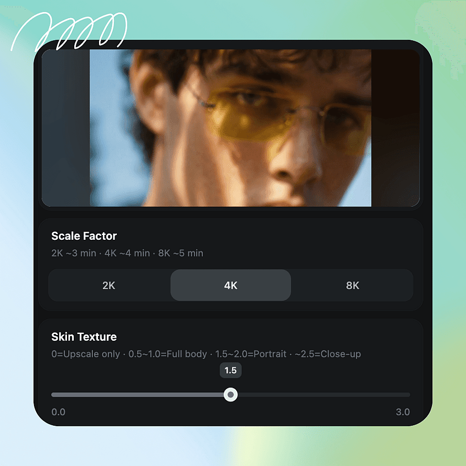 Choose your settings