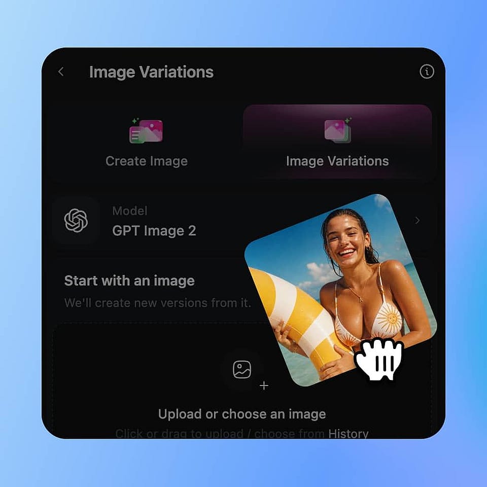 Upload Your Starting Image