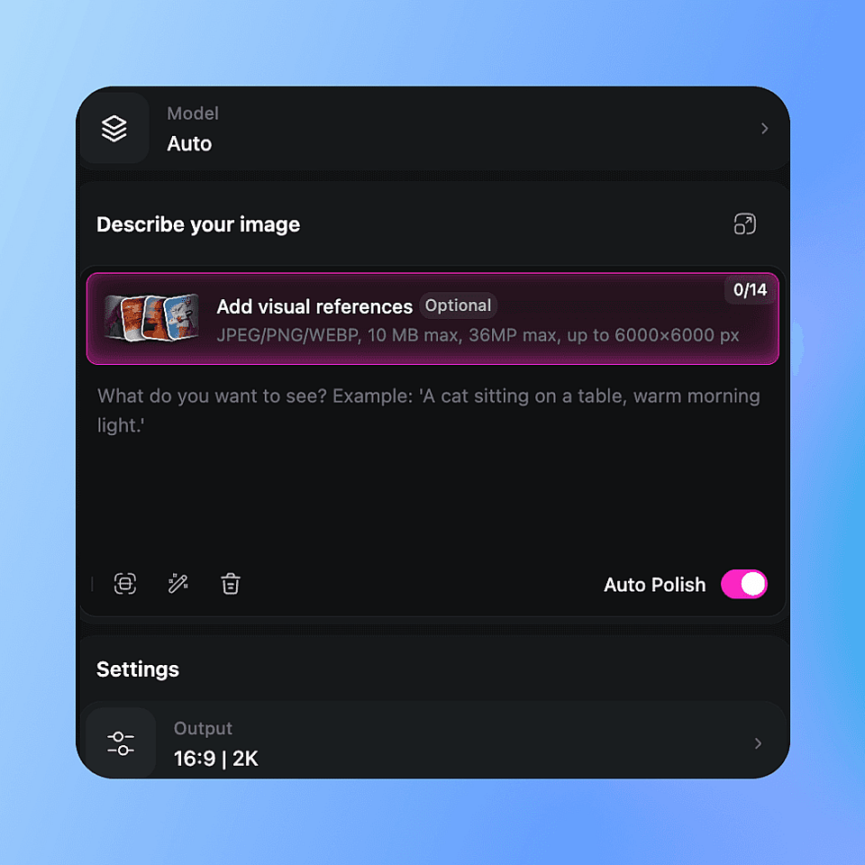 Upload or Prompt