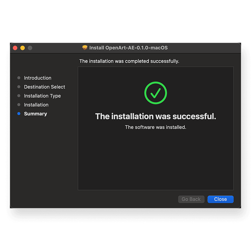 Run the installer