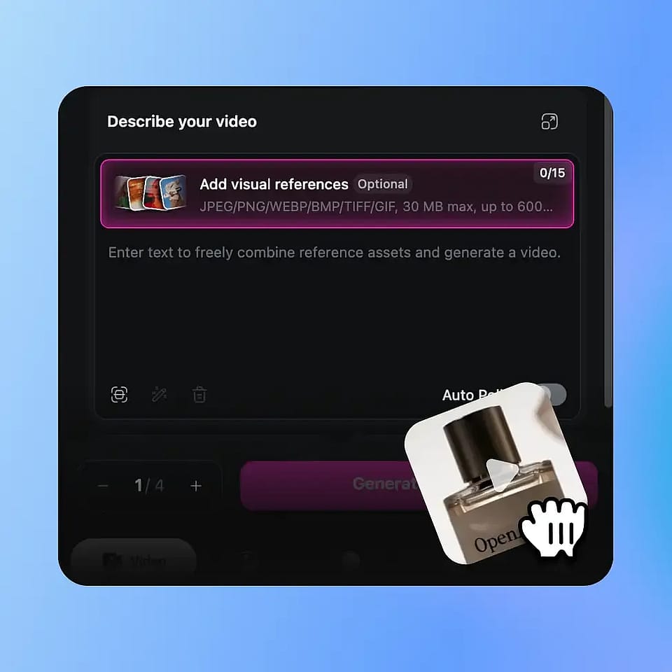 Describe Your Promo or Upload a Product Image