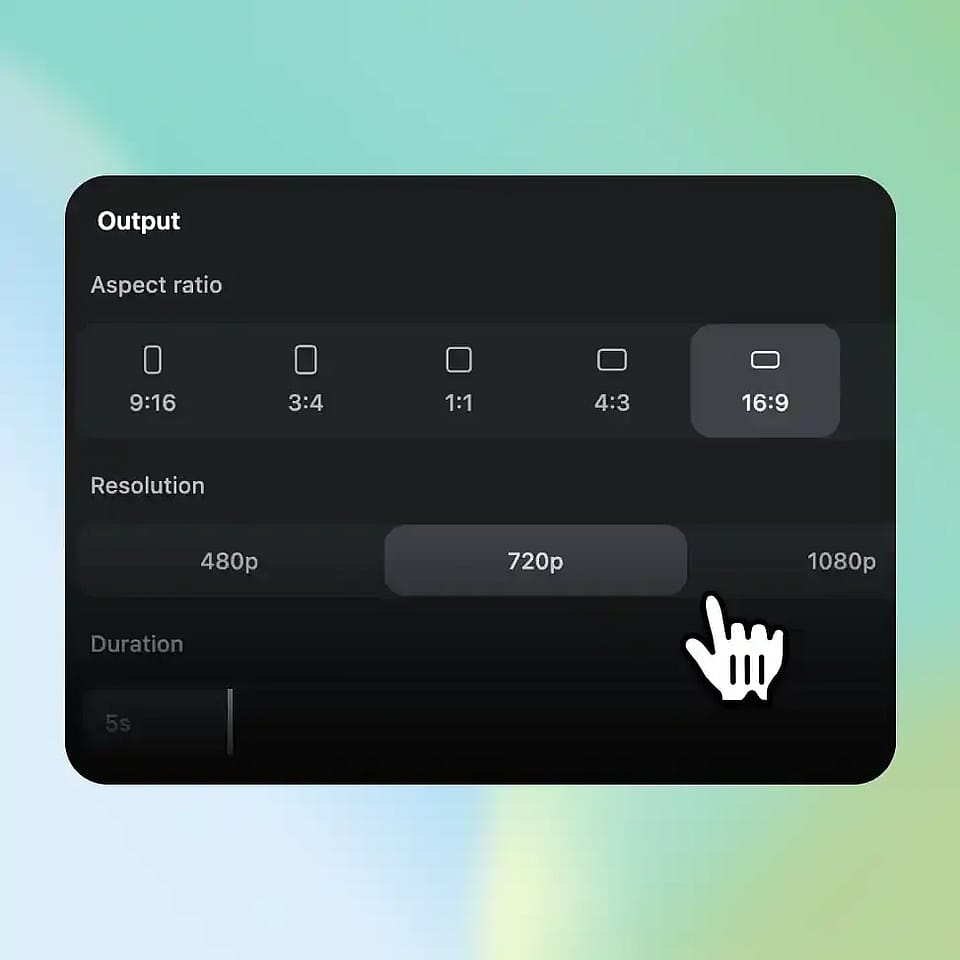 Step 02 — Generate your AI celebrity video