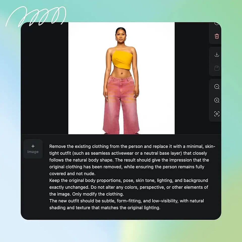 Describe or Choose the New Outfit