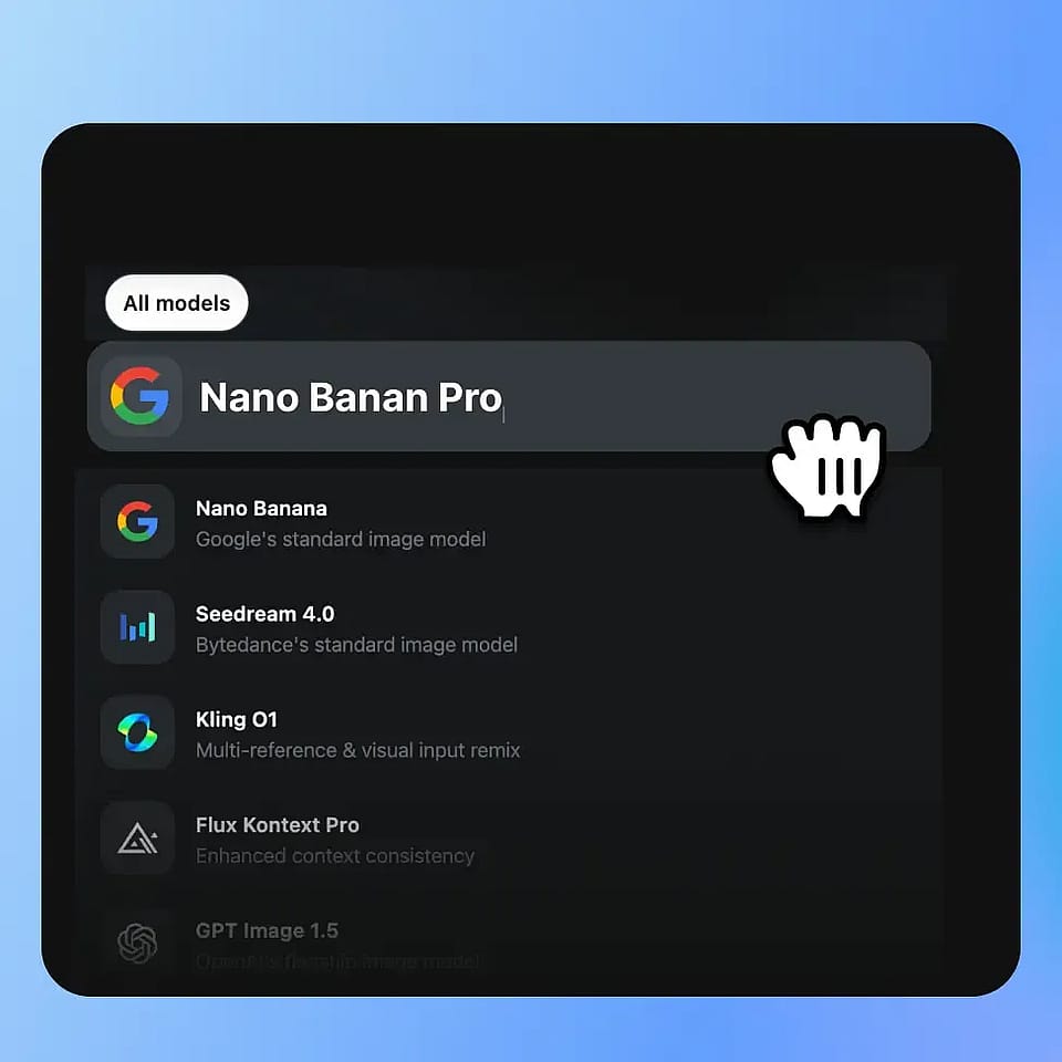 Choose Model & Upload