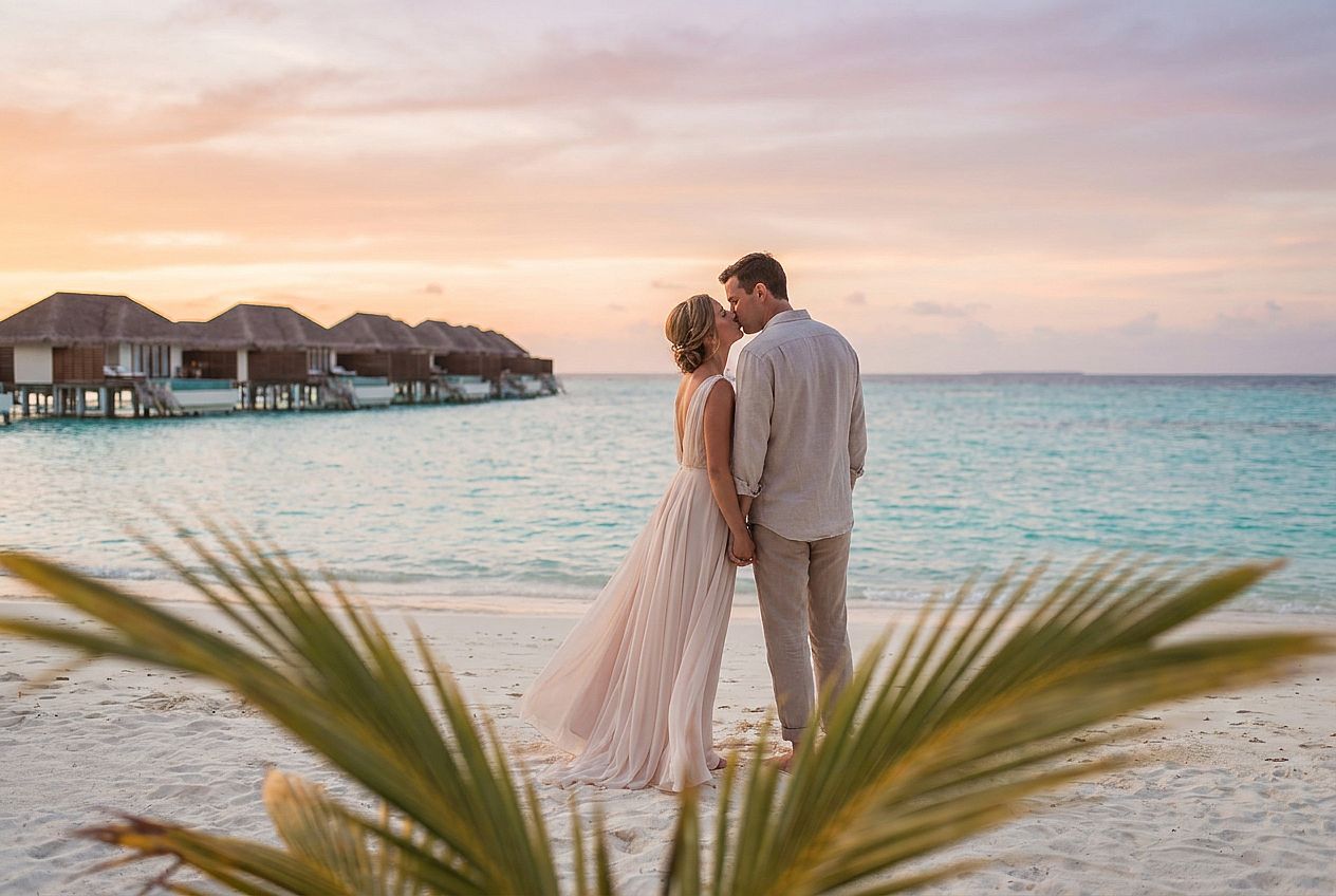 Beach Destination Wedding AI wedding photo example