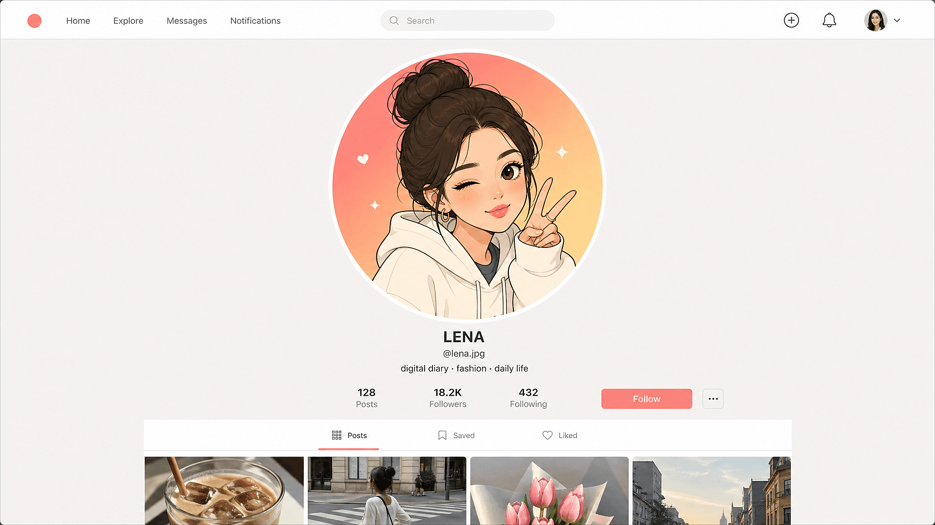 Cartoon Avatars for Social Media