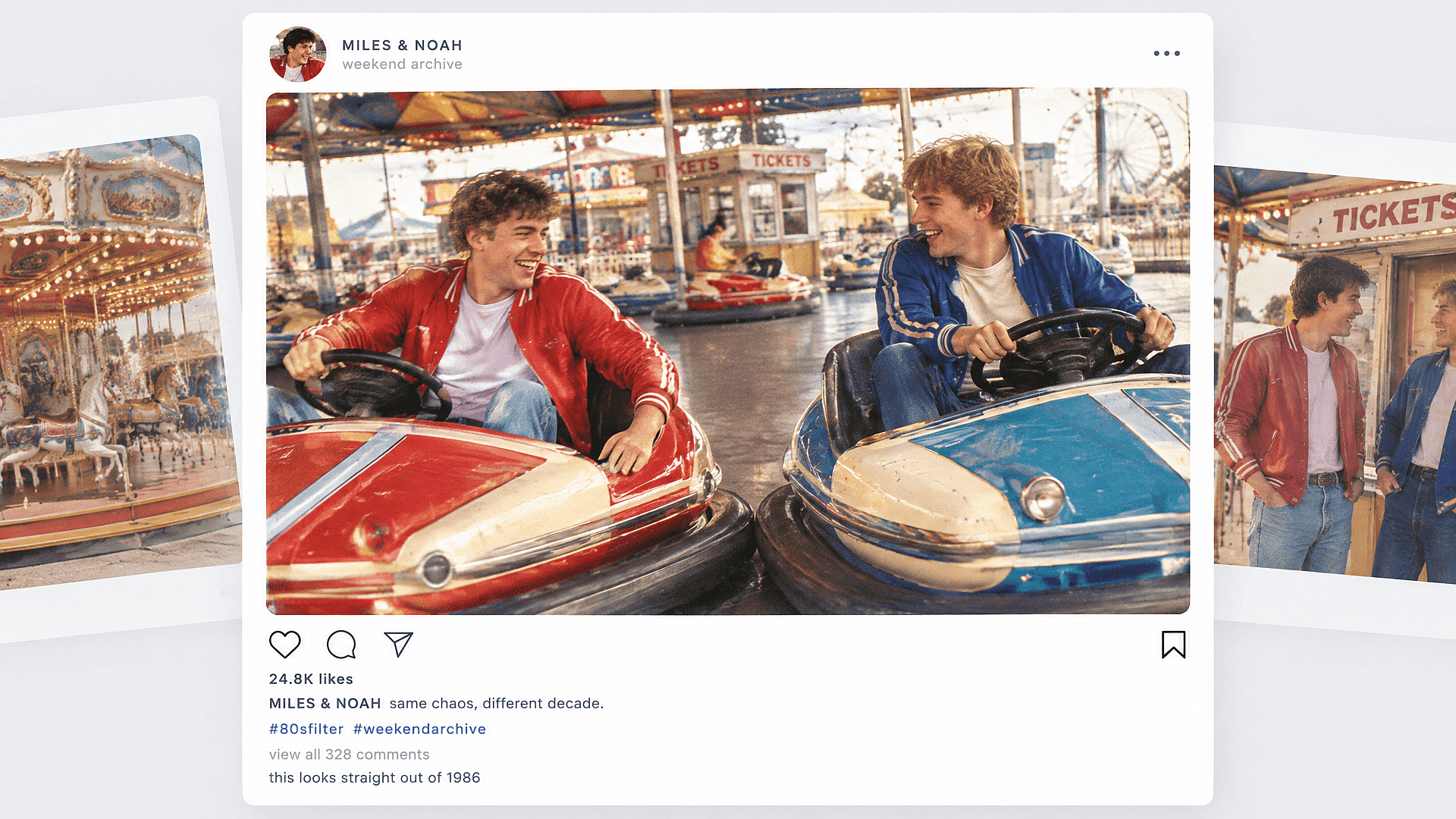 Retro Social Media Posts