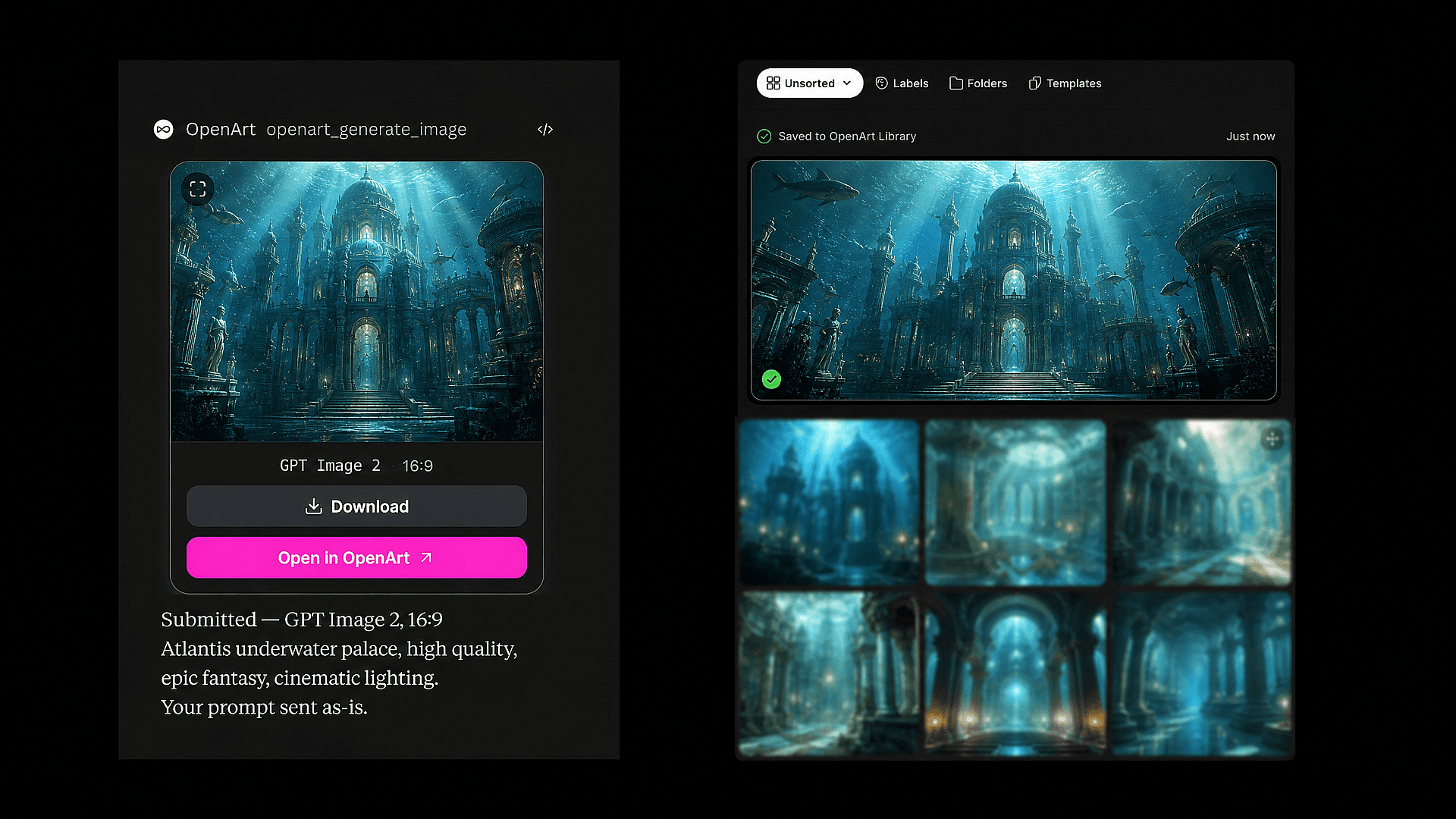 Work Inside Your Existing OpenArt Library