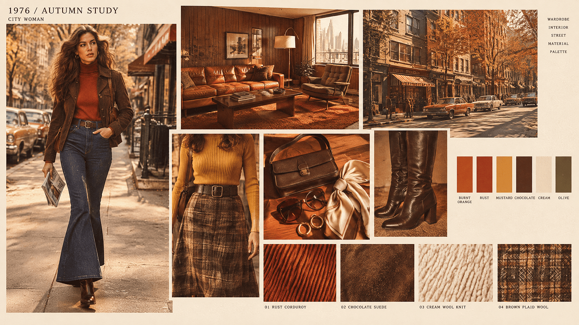 1970s Mood Boards